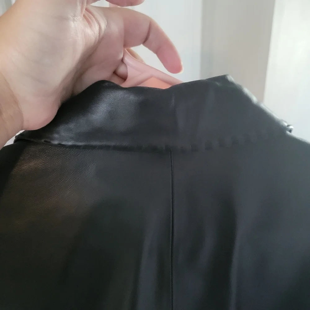 👵EUC MADISON STUDIO leather JACKET